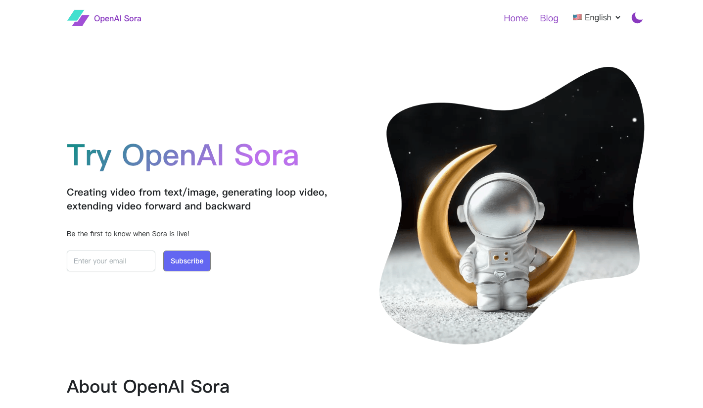 OpenAI Сора - Попробуйте бесплатный видеогенератор искусственного интеллекта